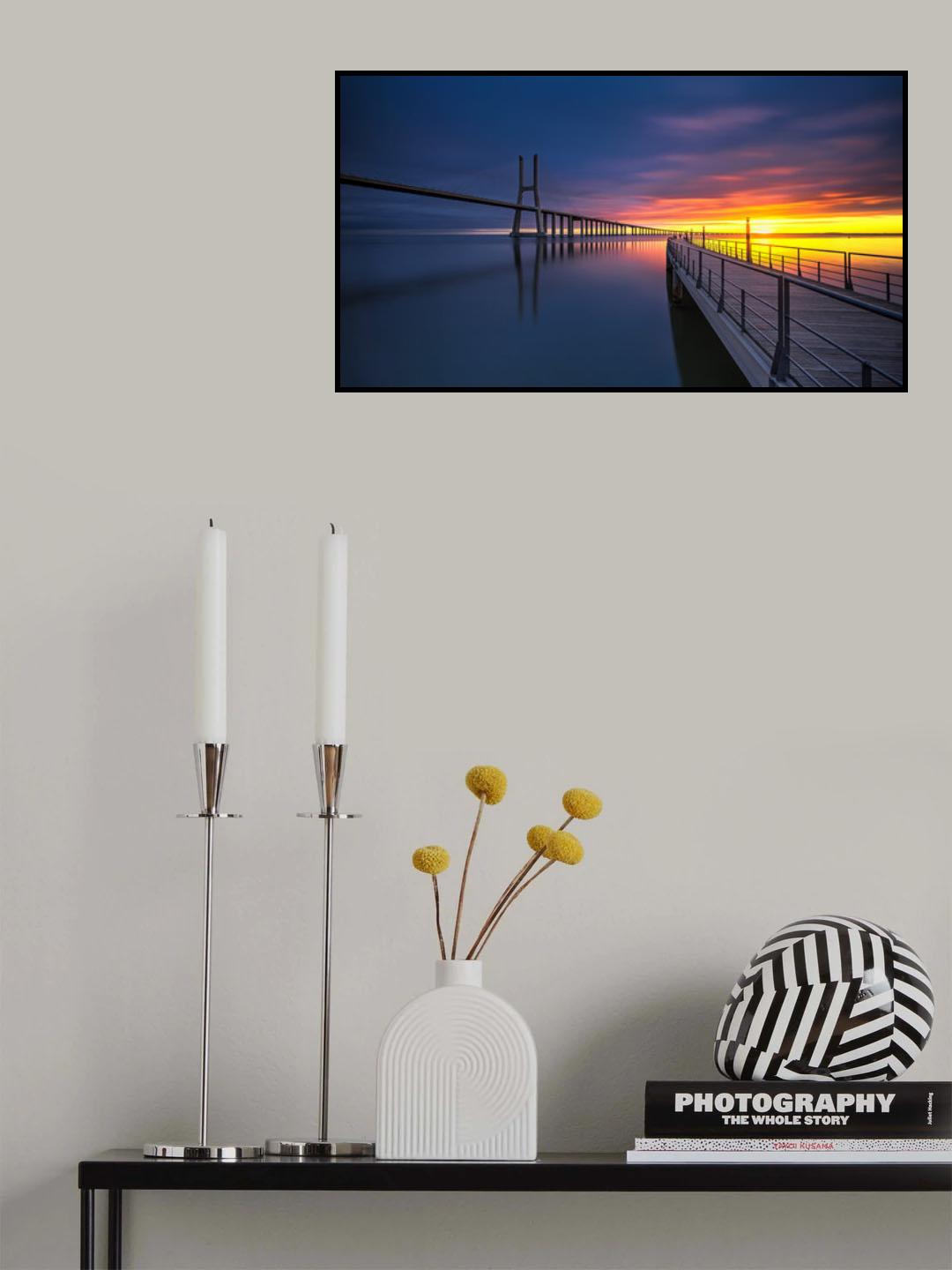 Ponte Vasco da Gama Poster och Canvastavla