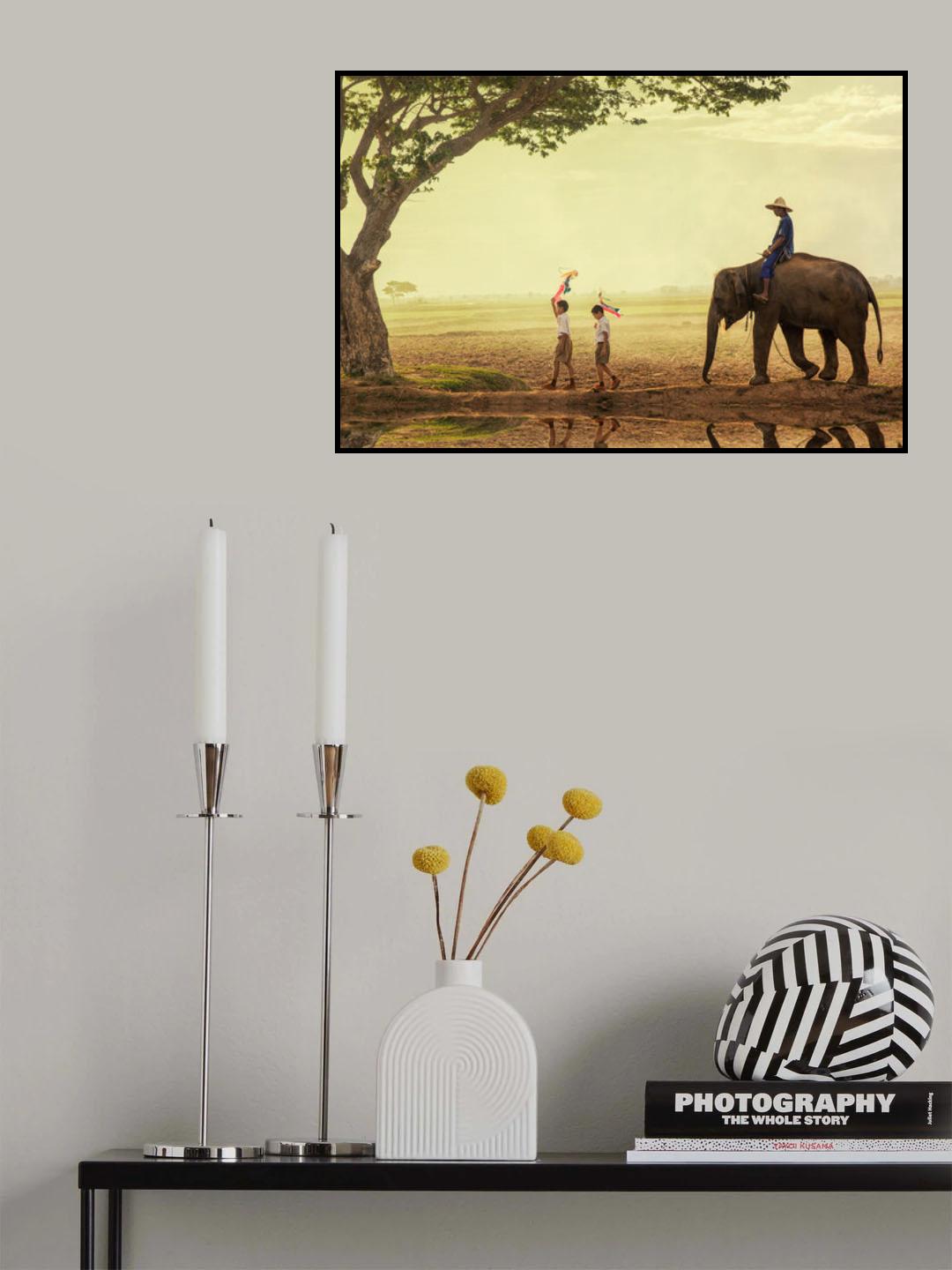 Go to School Poster och Canvastavla