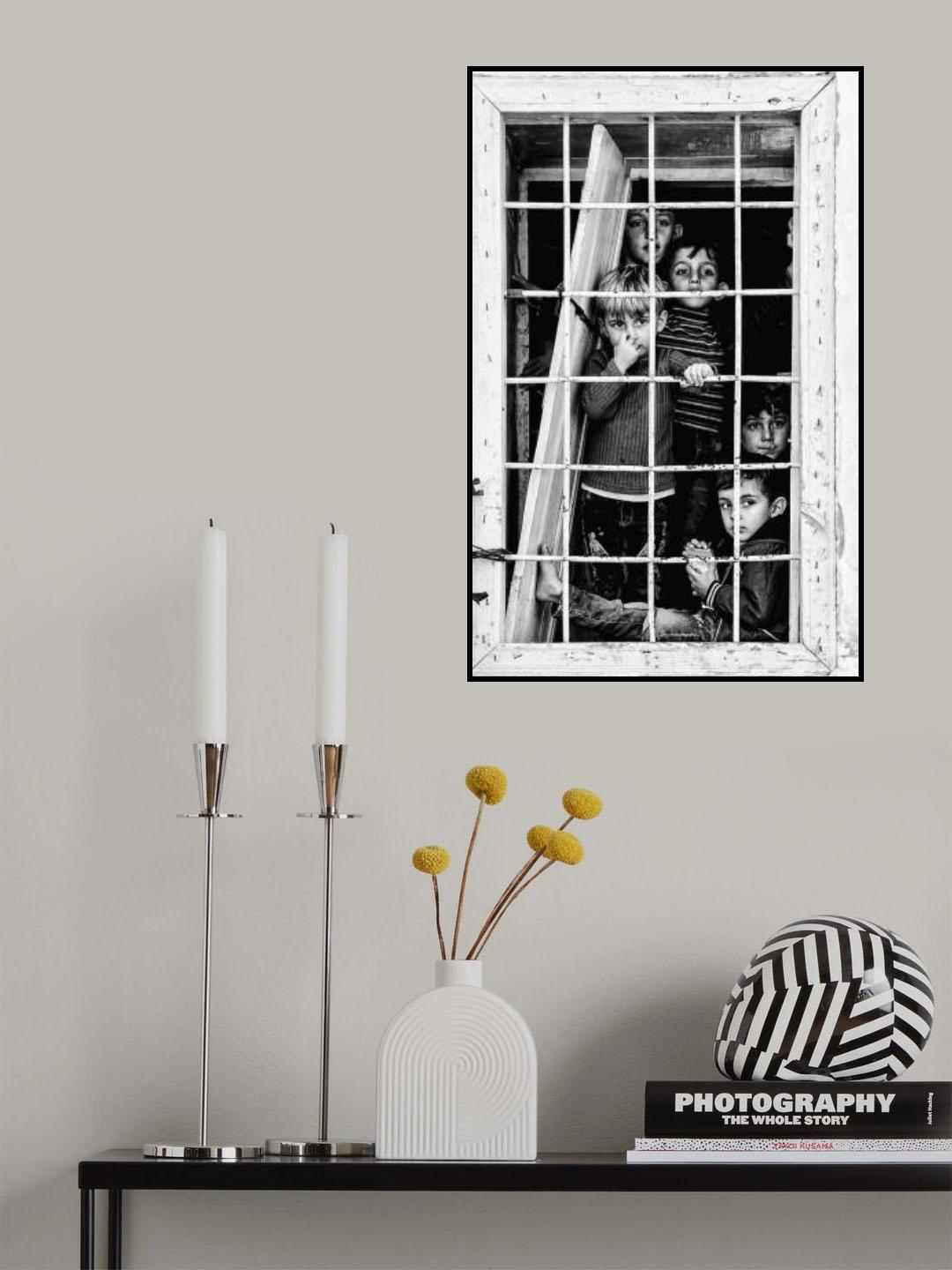 refugee children Poster och Canvastavla