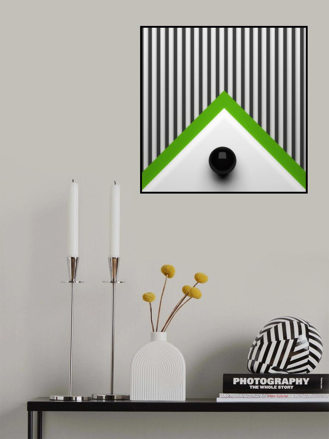 Dot on Triangle Poster och Canvastavla