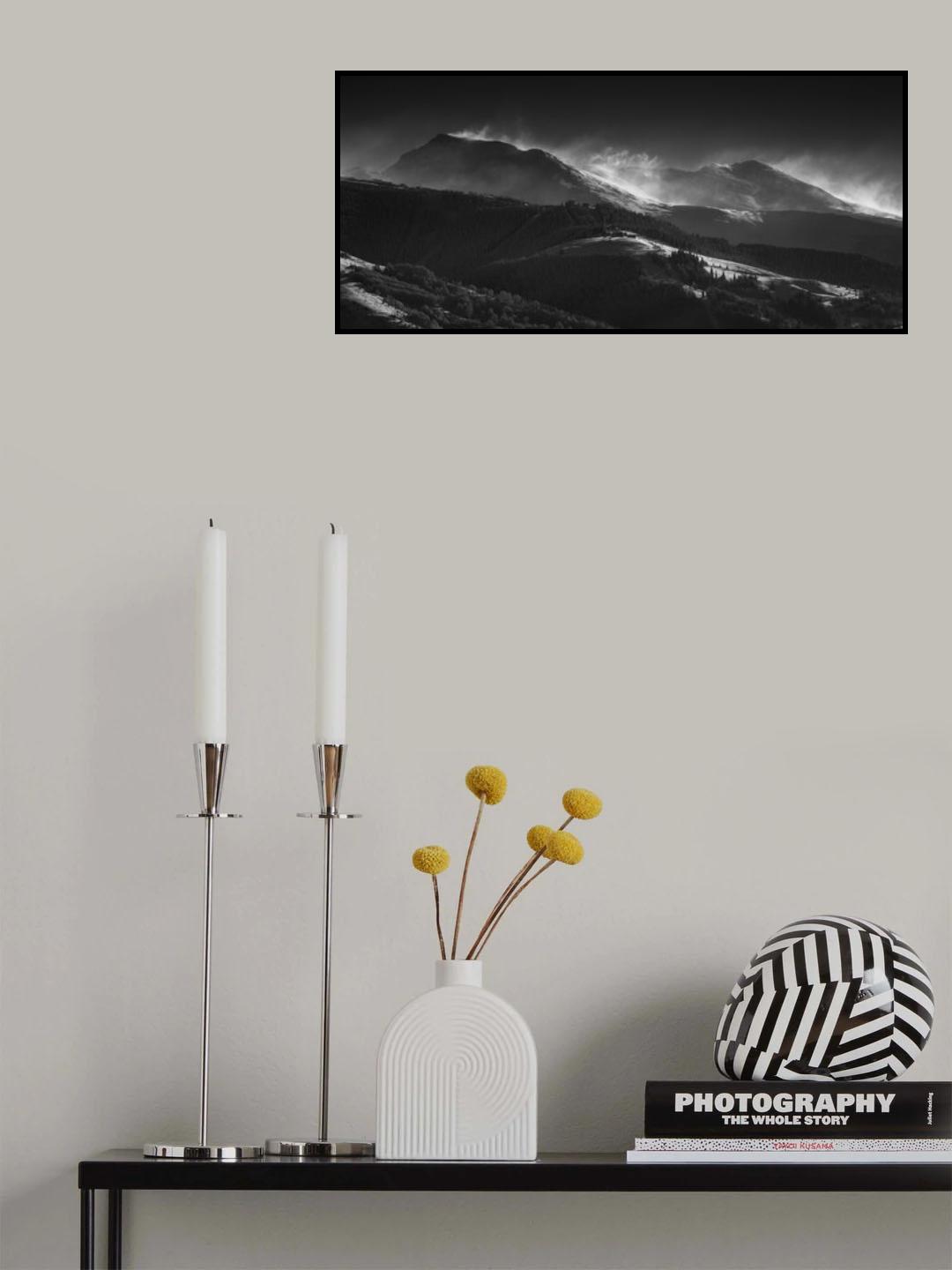 Snow Storm Poster och Canvastavla