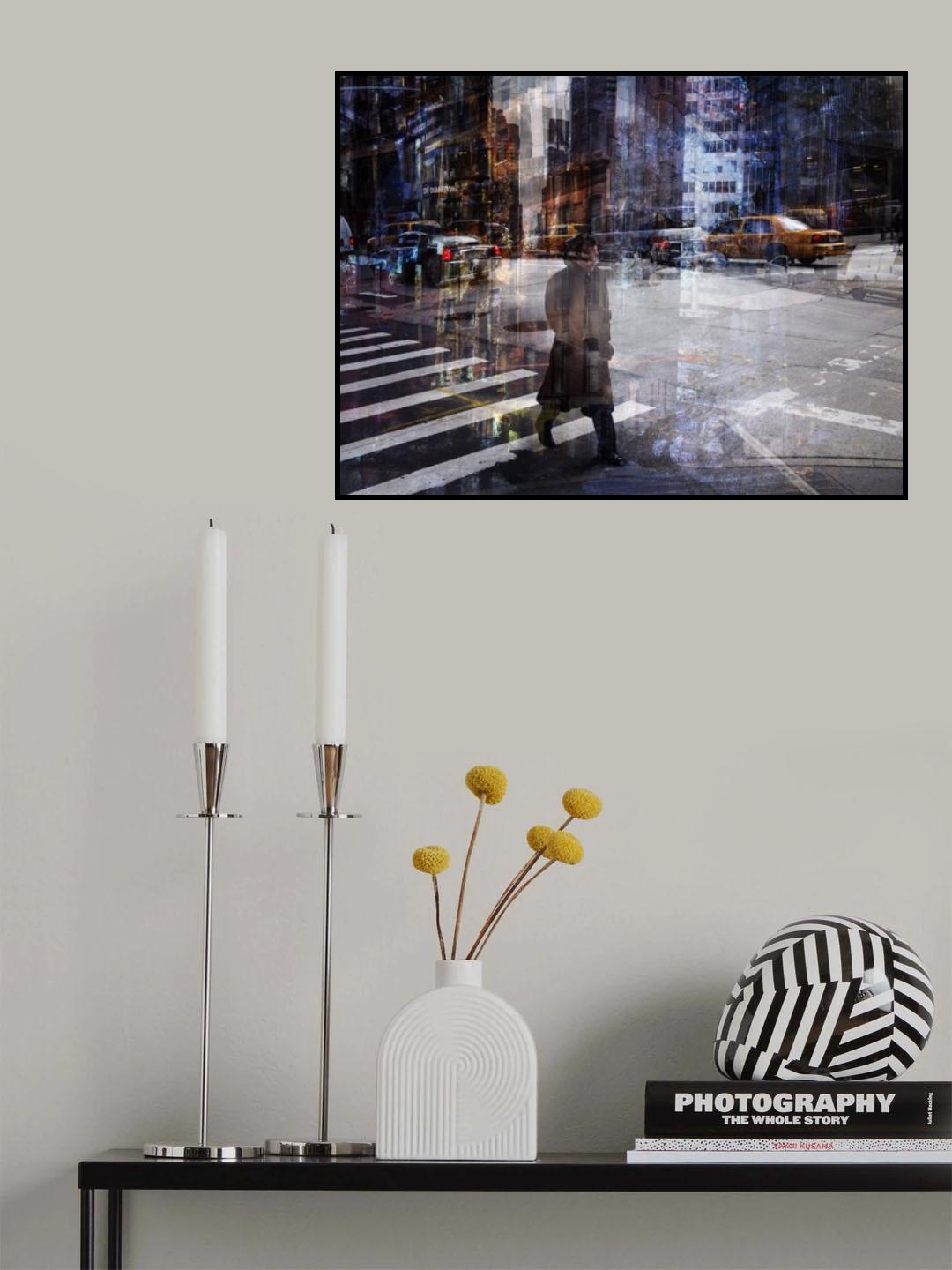 Woody Allen Crossing Poster och Canvastavla