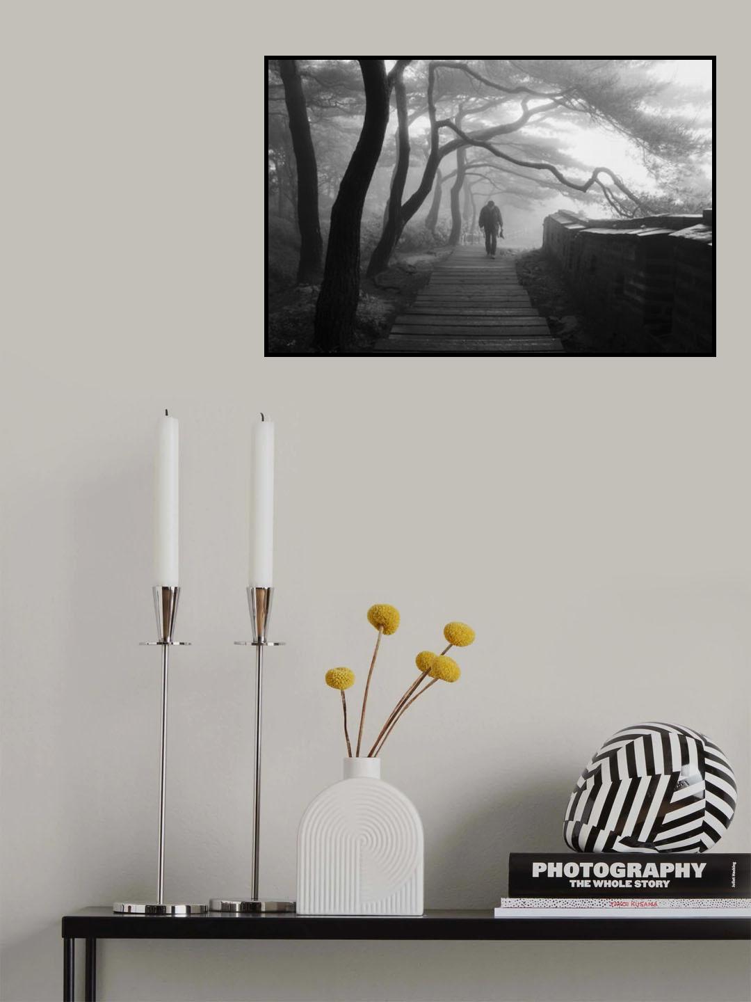 Fog of Castle Poster och Canvastavla