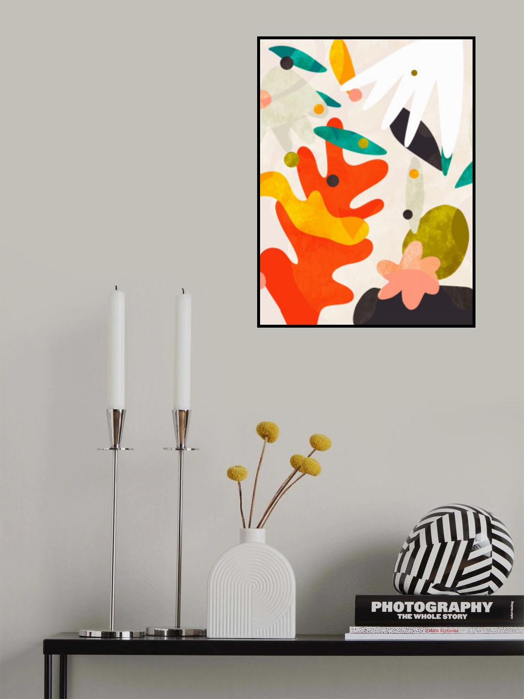 Cutouts Bauhaus 4 Kopie Poster och Canvastavla