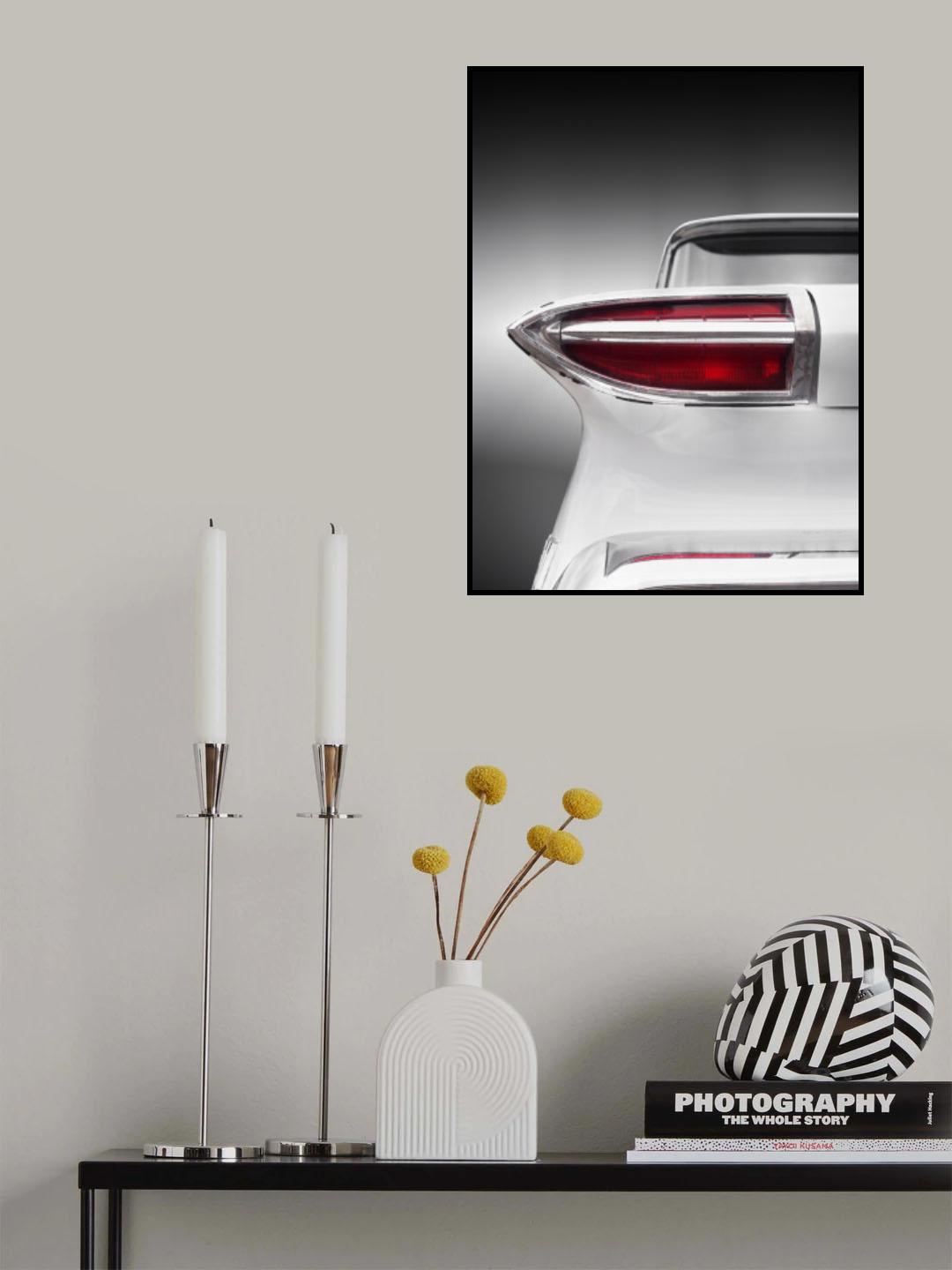 American classic car Super 88 1960 abstract Poster och Canvastavla