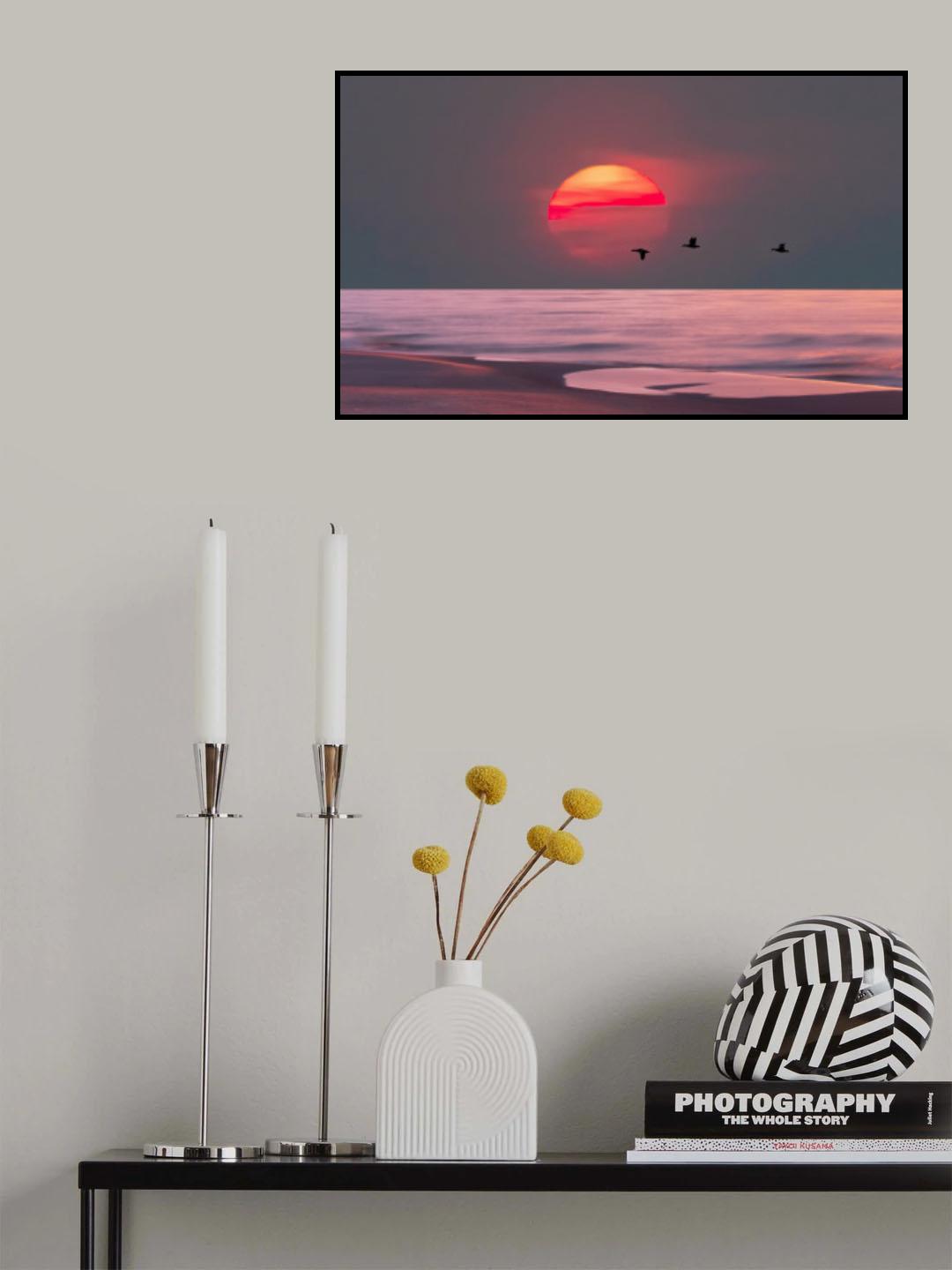 Evening by the sea Poster och Canvastavla