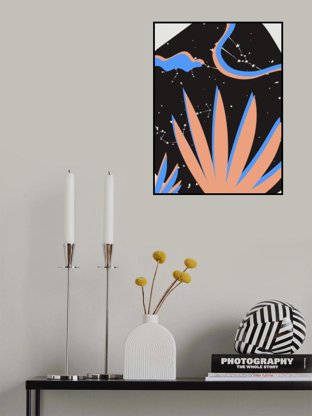 Plant and Astrology Poster och Canvastavla