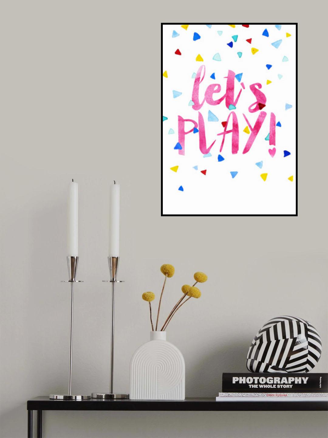 Let`s Play! Poster och Canvastavla