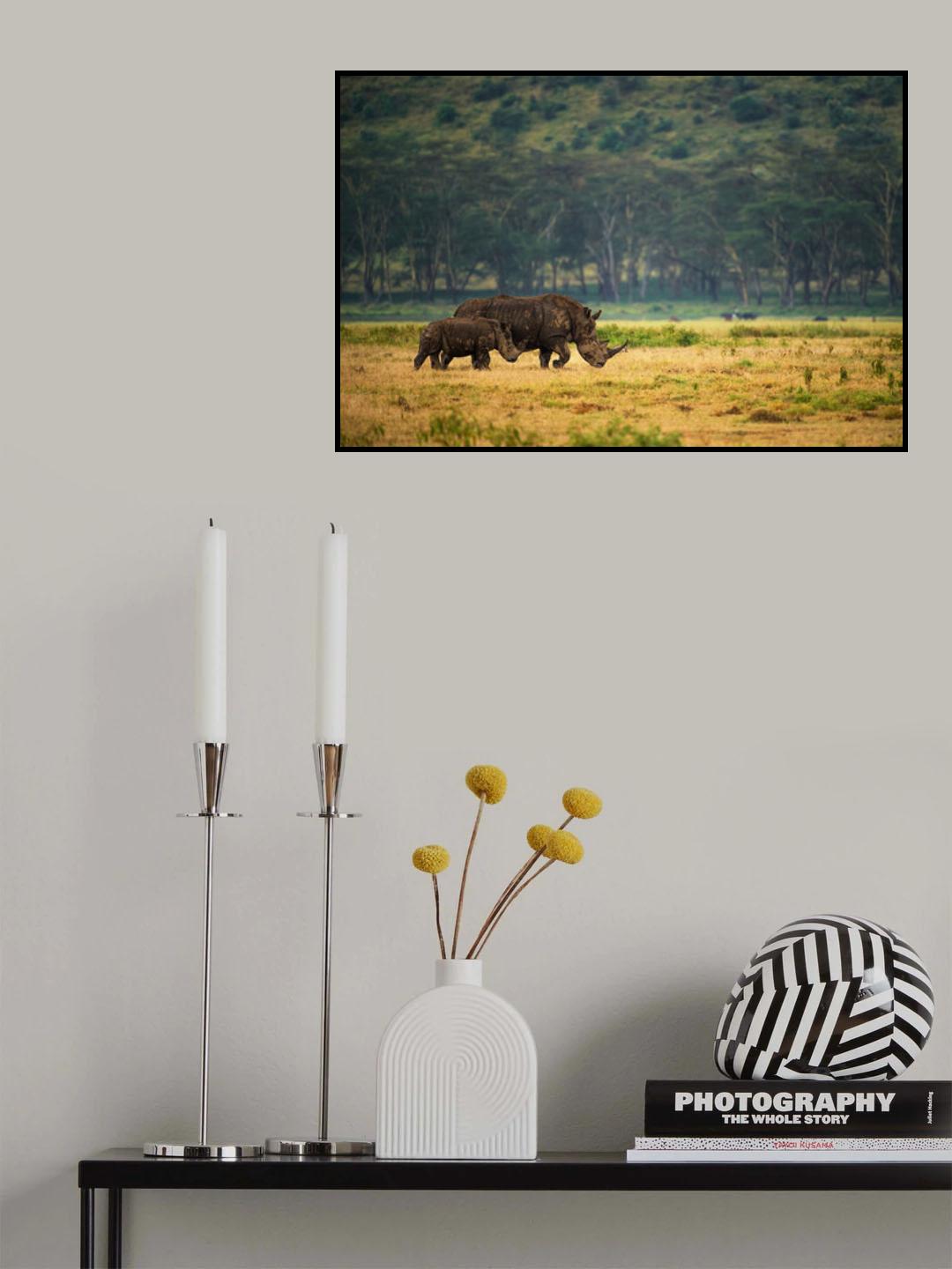 Nakuru Family Poster och Canvastavla
