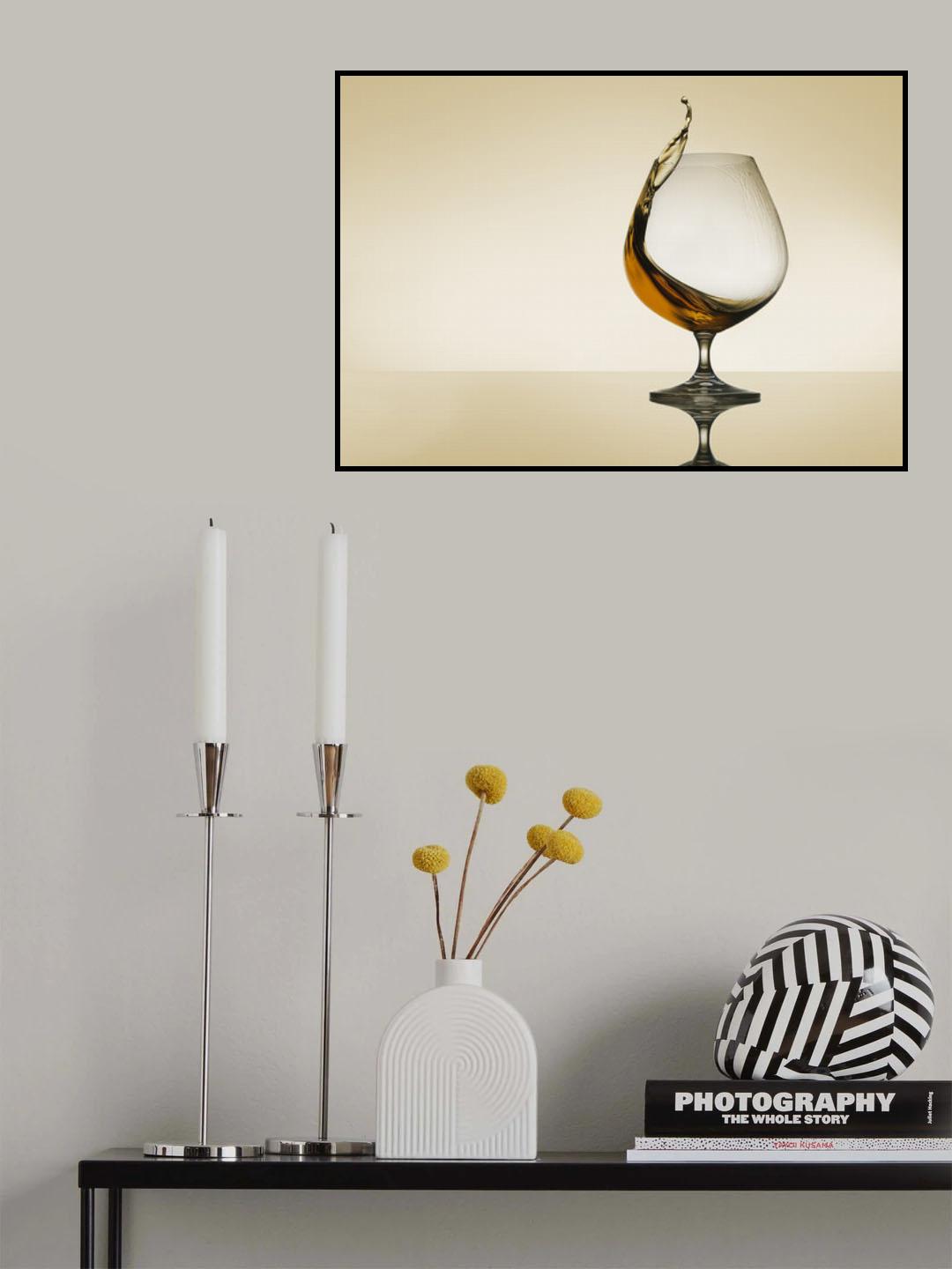 Splash Curves Poster och Canvastavla