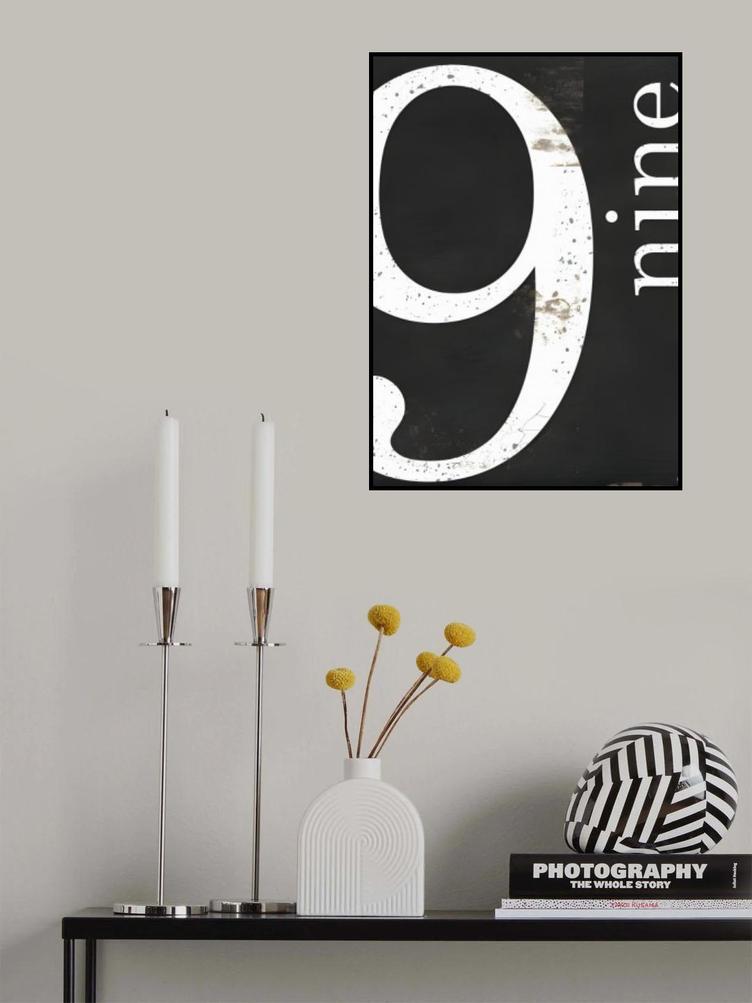 Nine Poster och Canvastavla