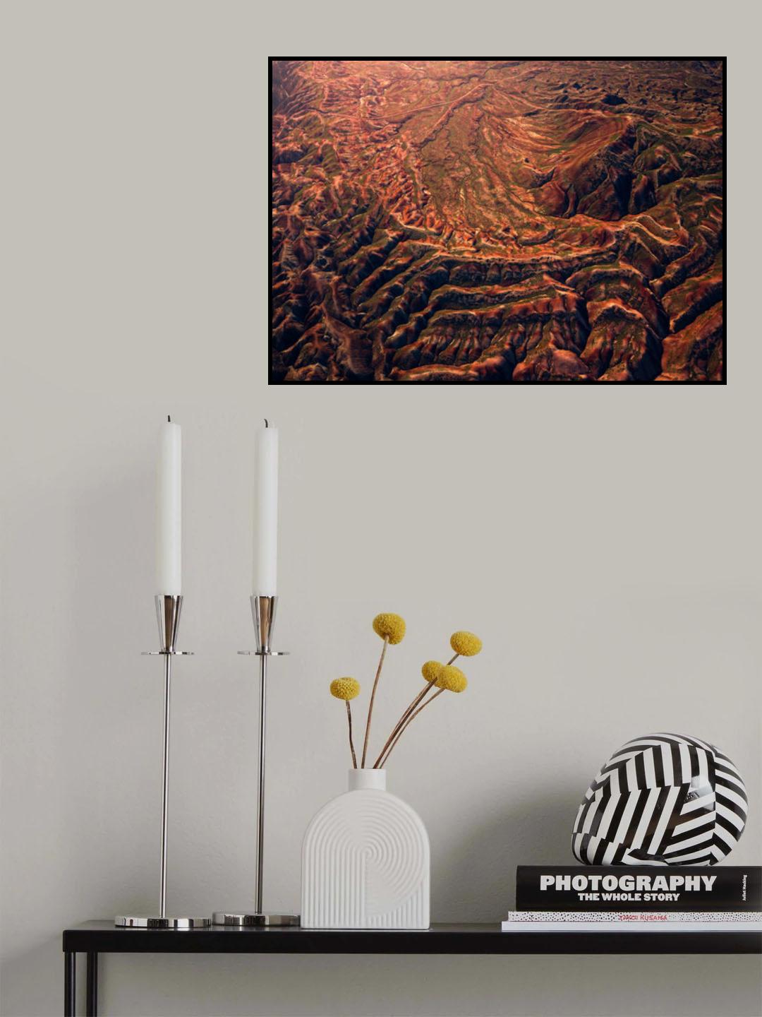 Eshtehard Colorful Mountains Poster och Canvastavla