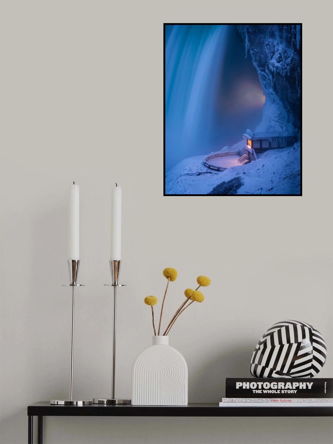 A little warm hut Poster och Canvastavla