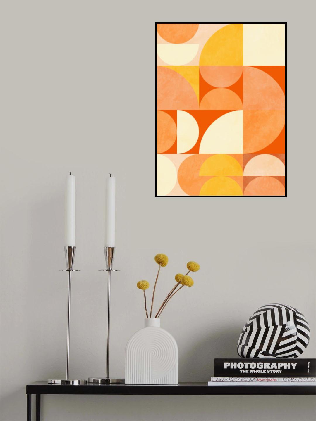 Spring Mid Rhapsody Orange 3 Poster och Canvastavla