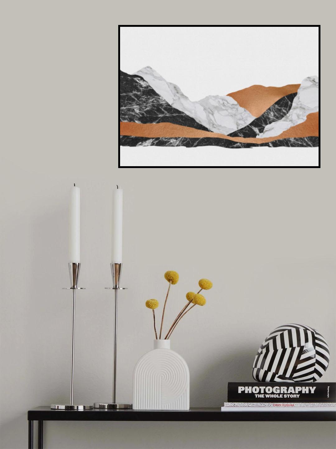 Marble Landscape I Poster och Canvastavla