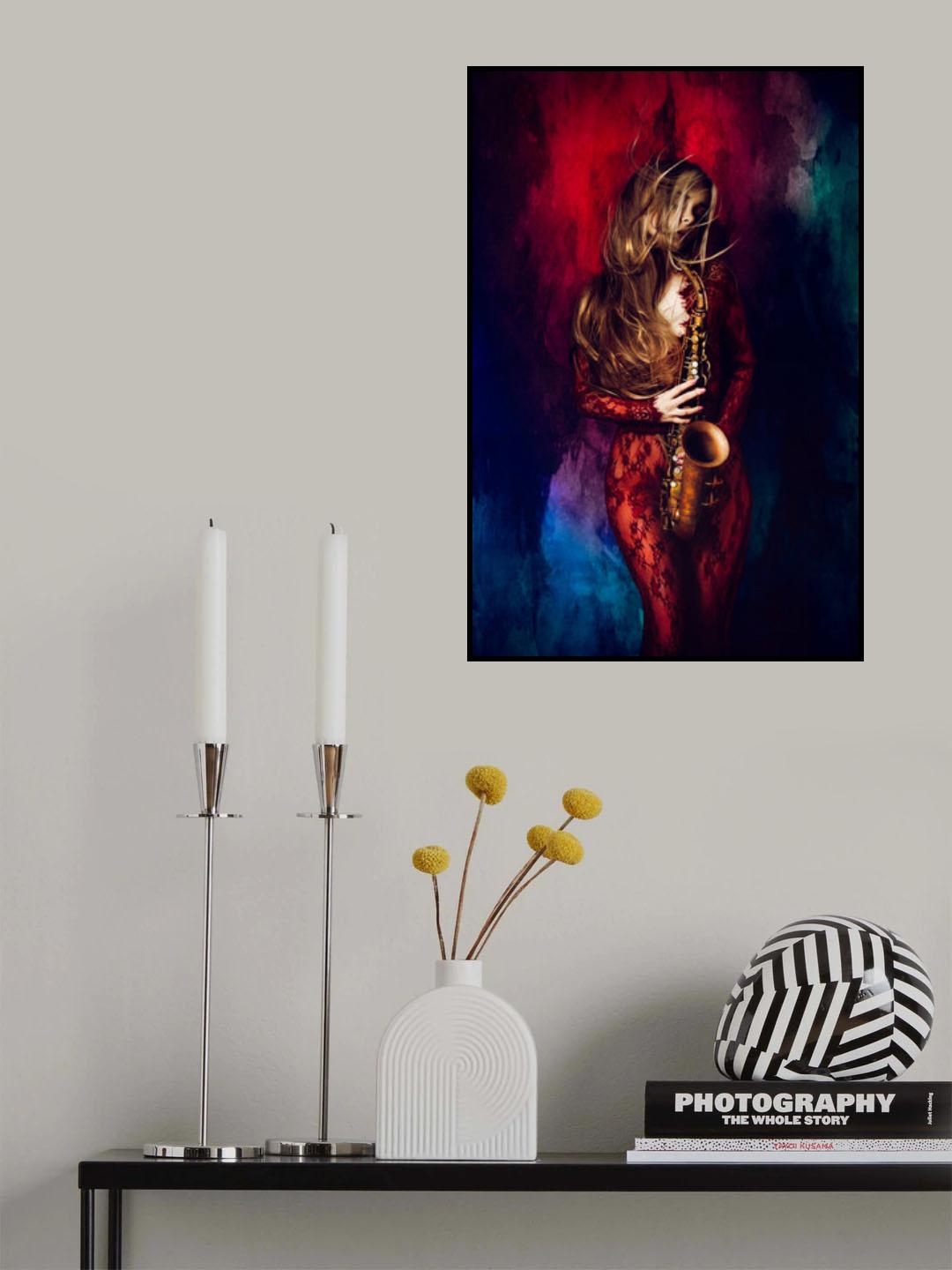 Color My life with the colors of Music Poster och Canvastavla