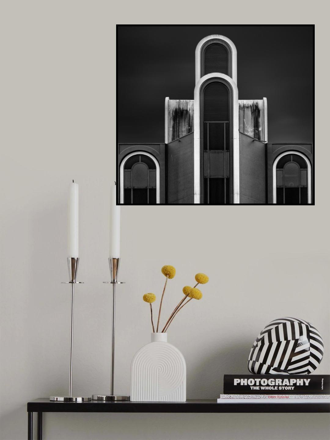 Rhythm in white Poster och Canvastavla