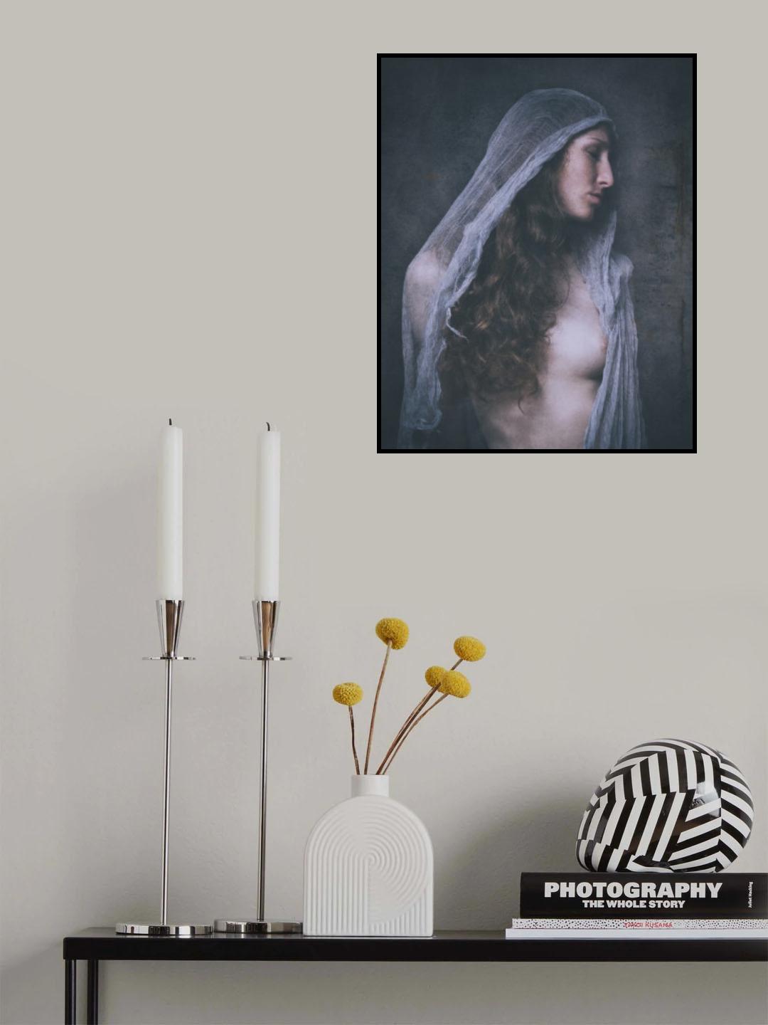 das Mädchen mit dem Kopftuch Poster och Canvastavla