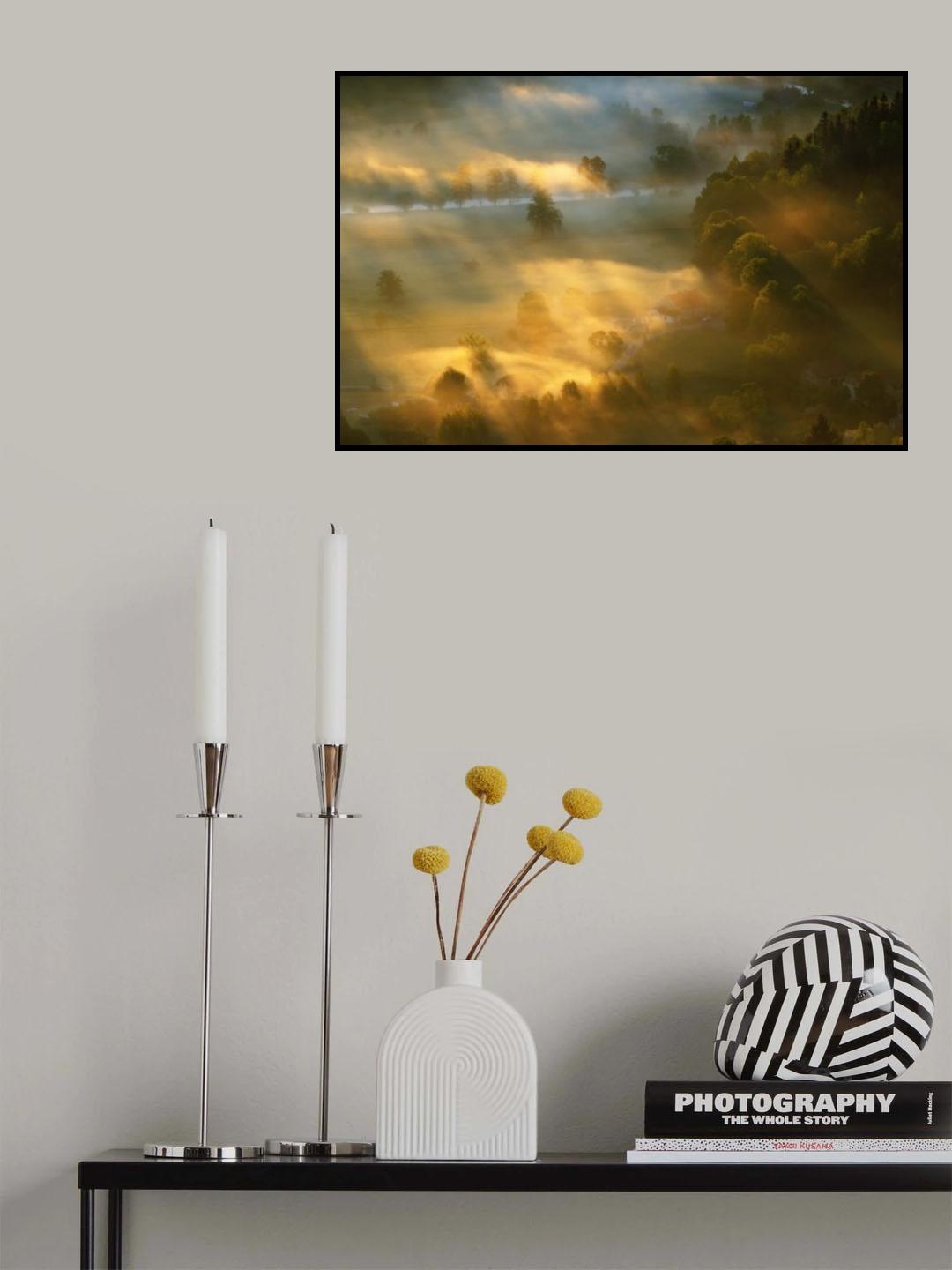 Village Poster och Canvastavla