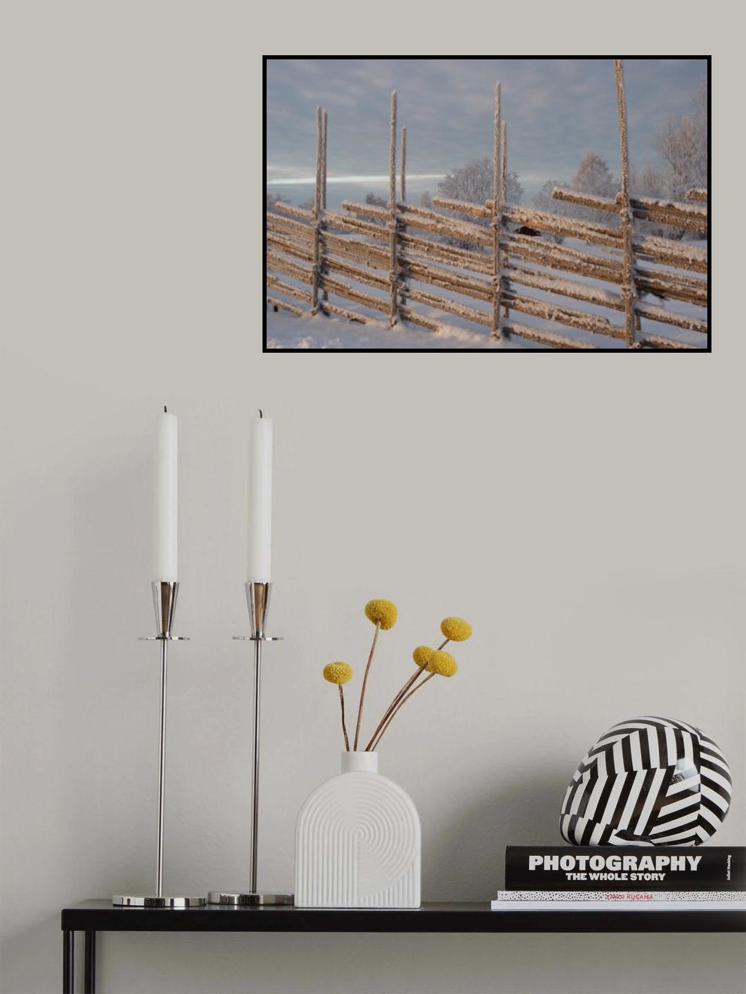Cold winter morning Poster och Canvastavla