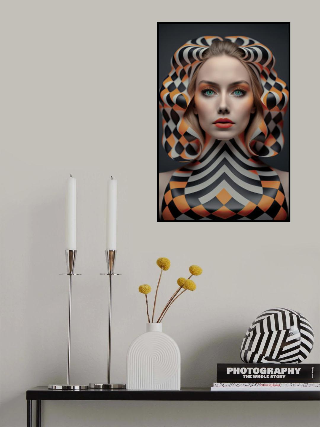 Orange-Future Poster och Canvastavla