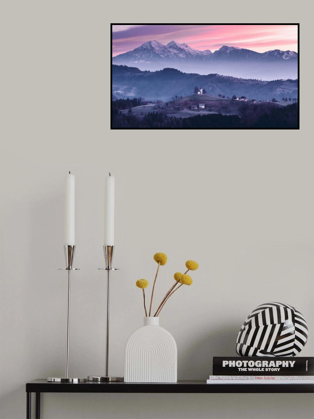 Church in the morning Poster och Canvastavla