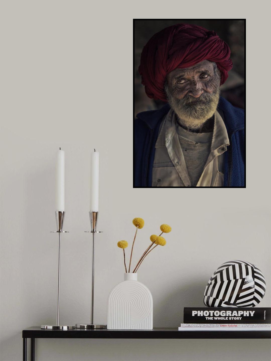 Indian Raja Poster och Canvastavla