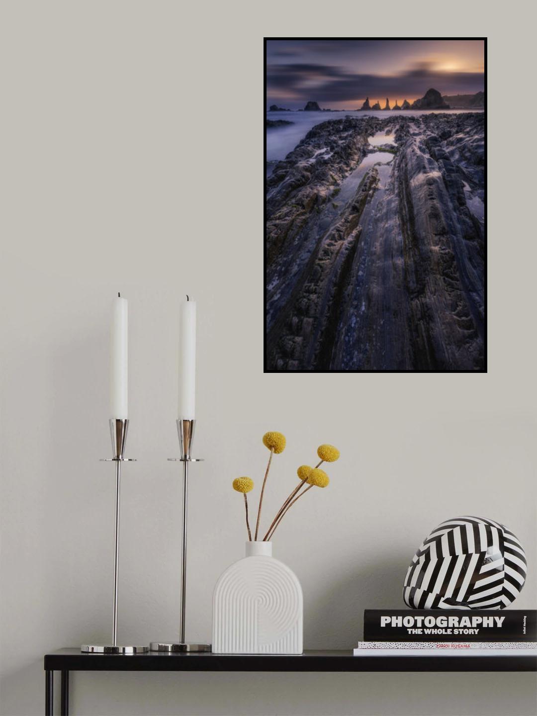 Lines to Light Poster och Canvastavla