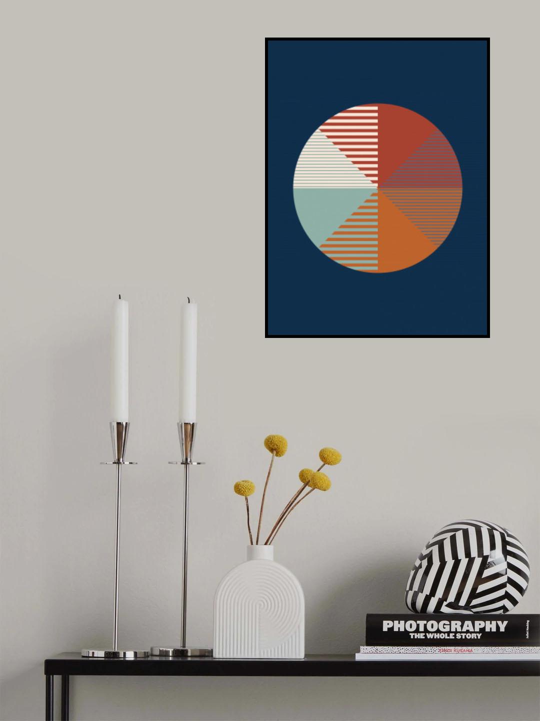 3x4 Aspectratiobluerust47 Poster och Canvastavla