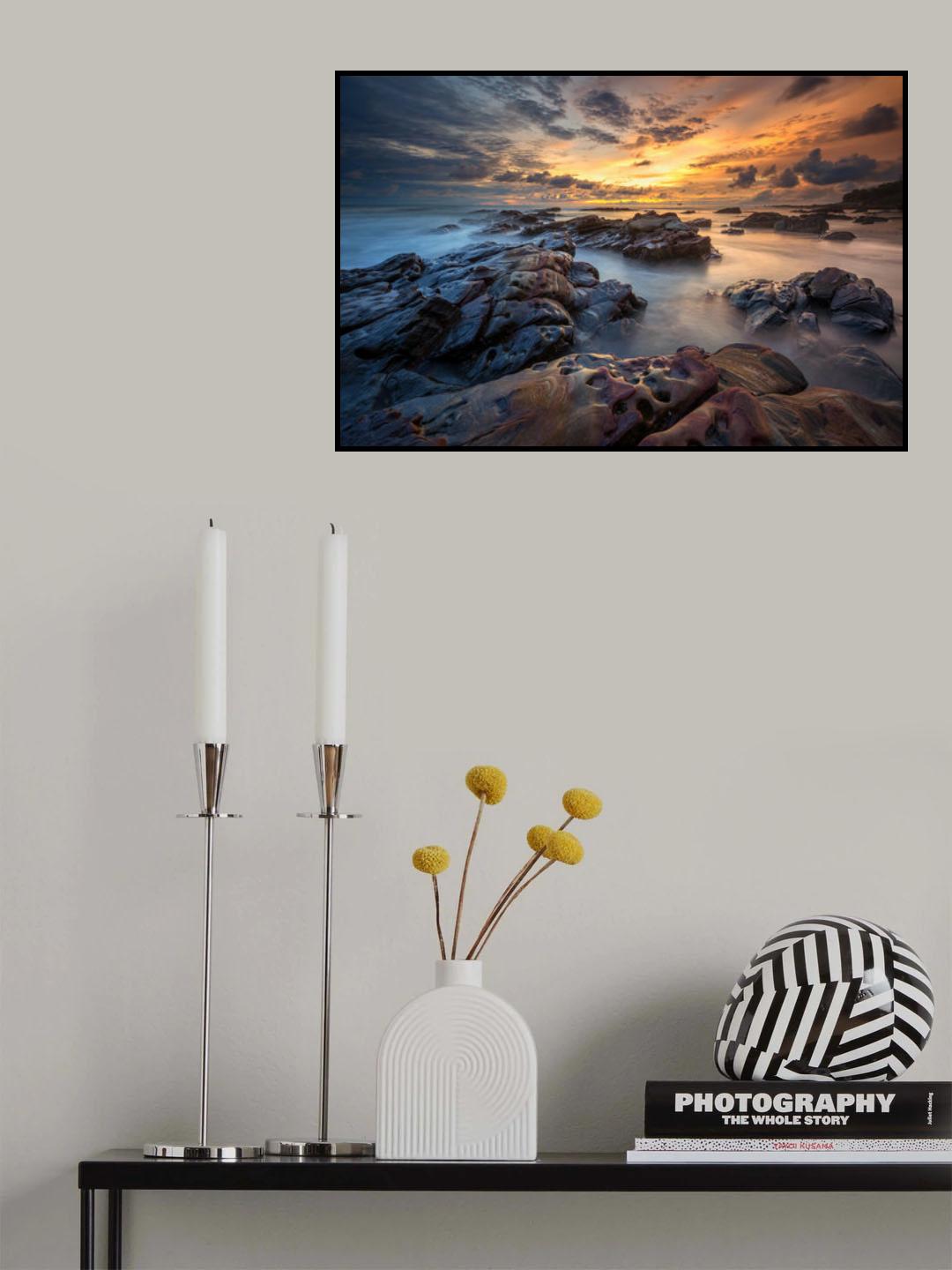Rainbow Rocks Poster och Canvastavla