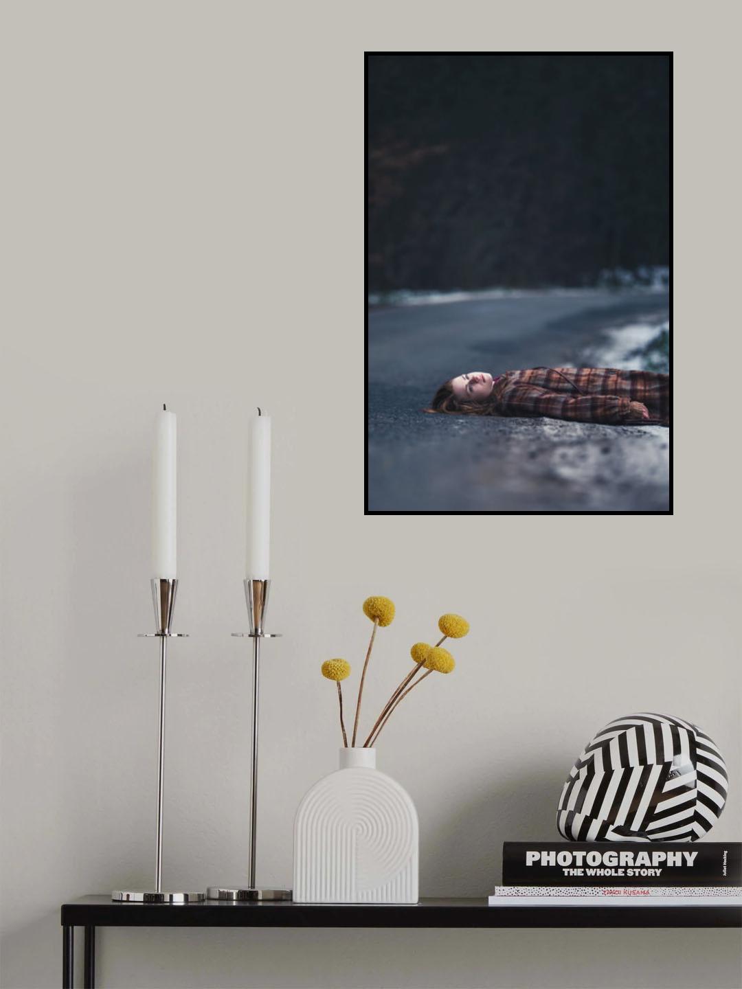 The woman who fell Poster och Canvastavla