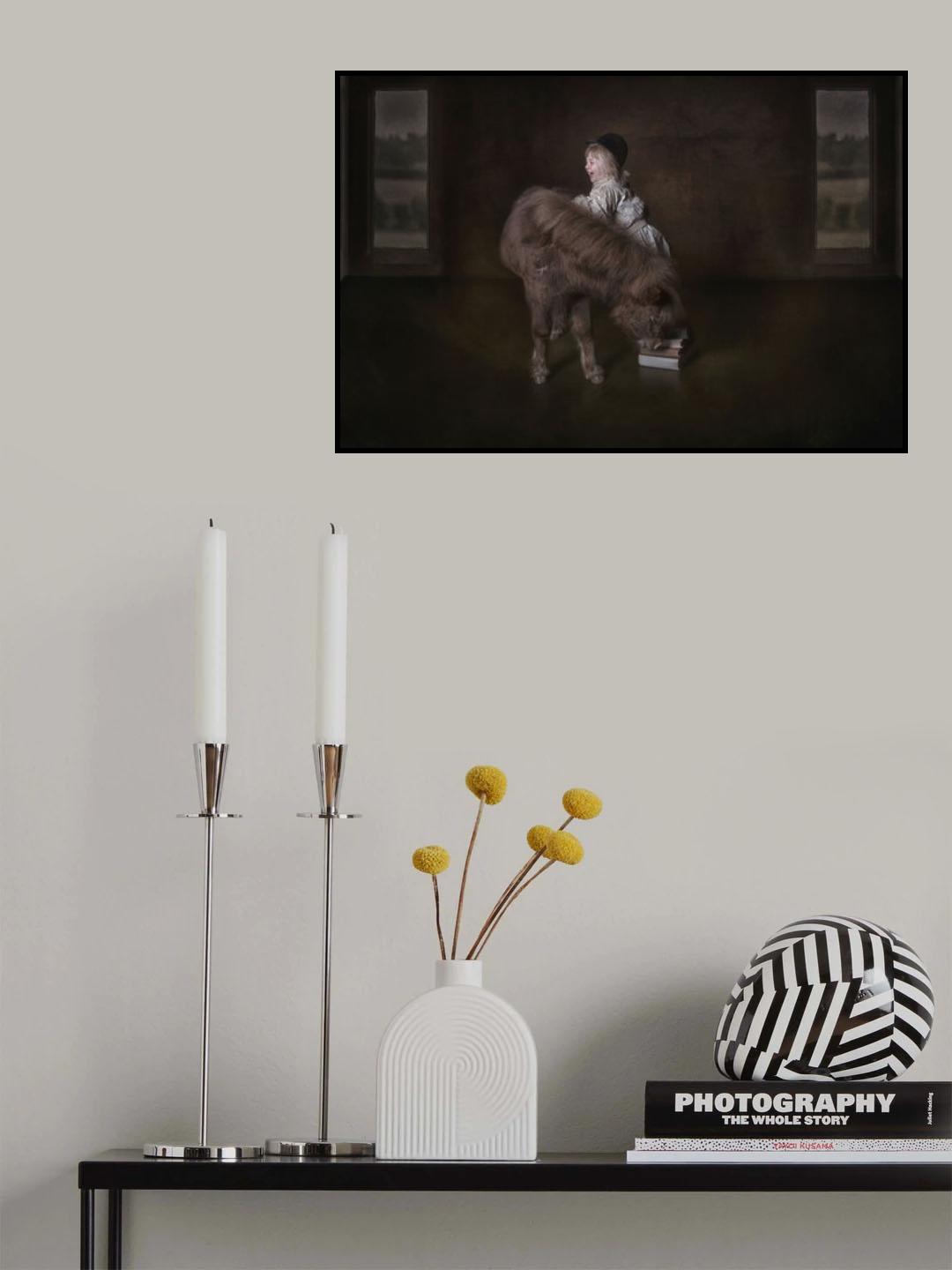 Helping my little friend Poster och Canvastavla