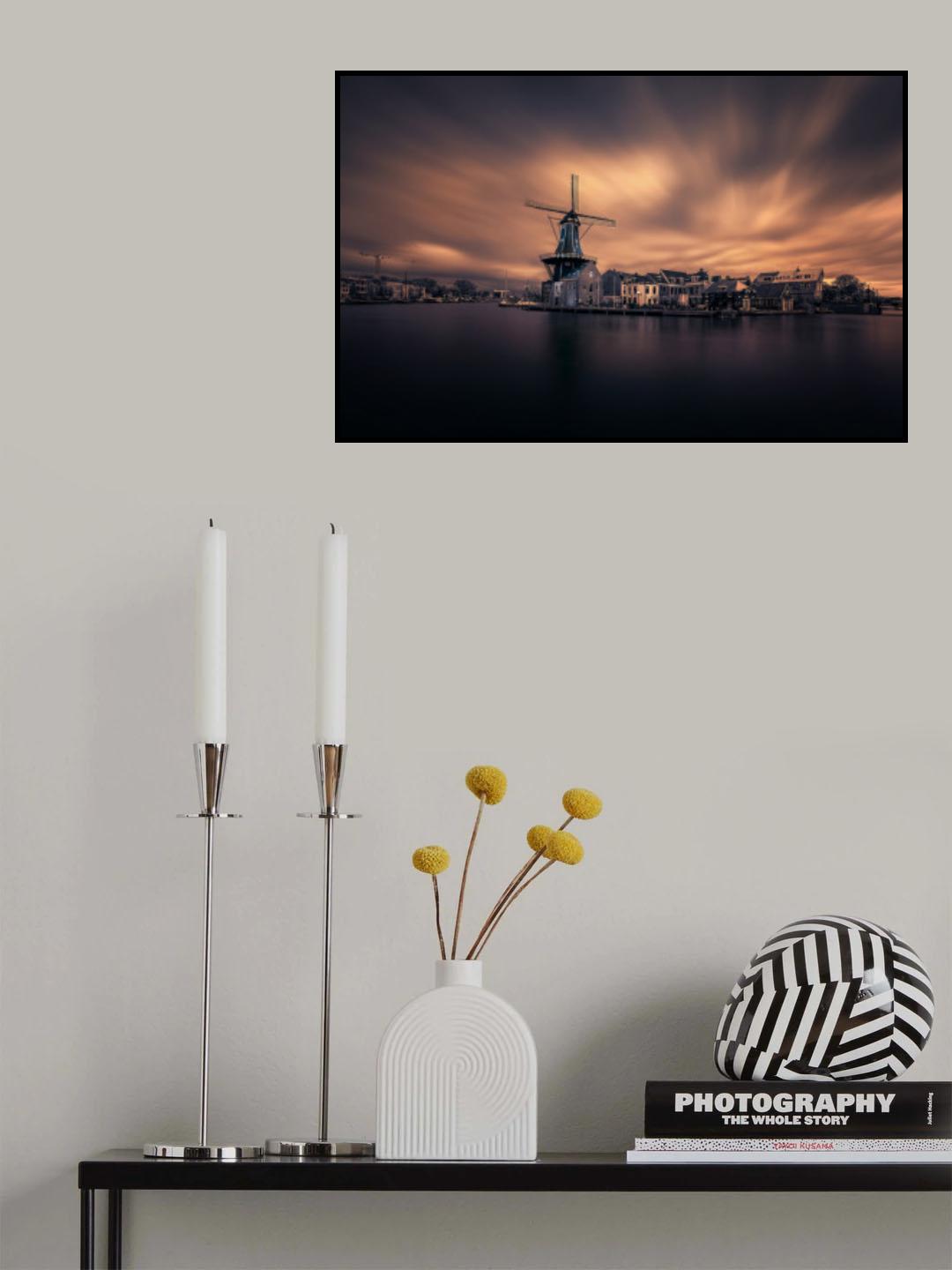 Windmill de Adriaan Poster och Canvastavla