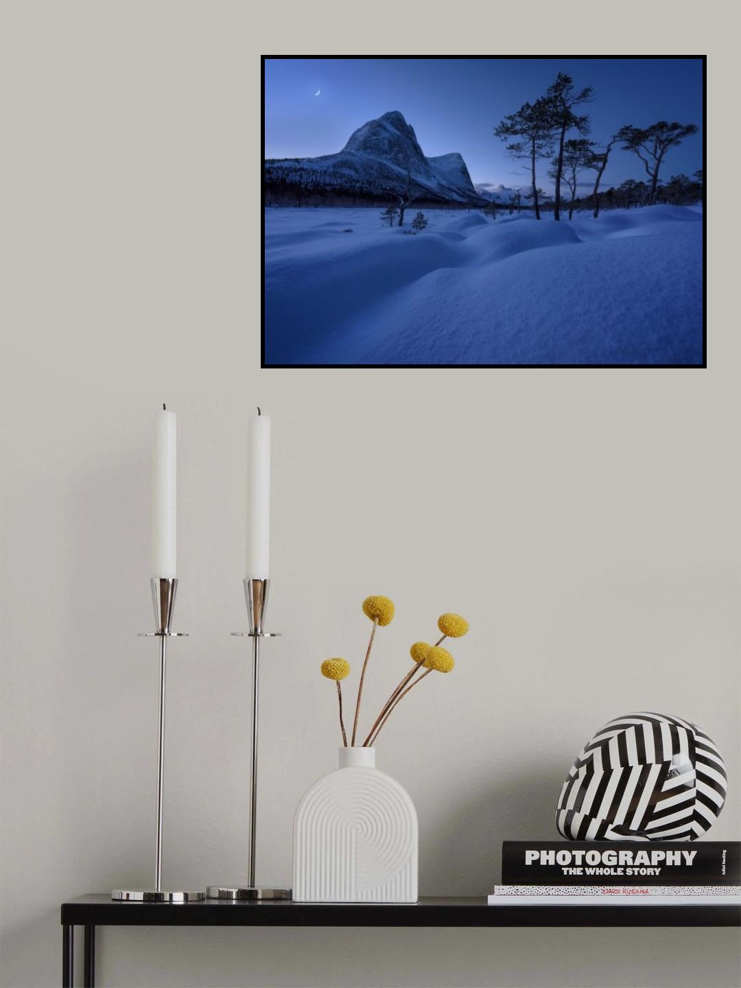 Blue Poster och Canvastavla