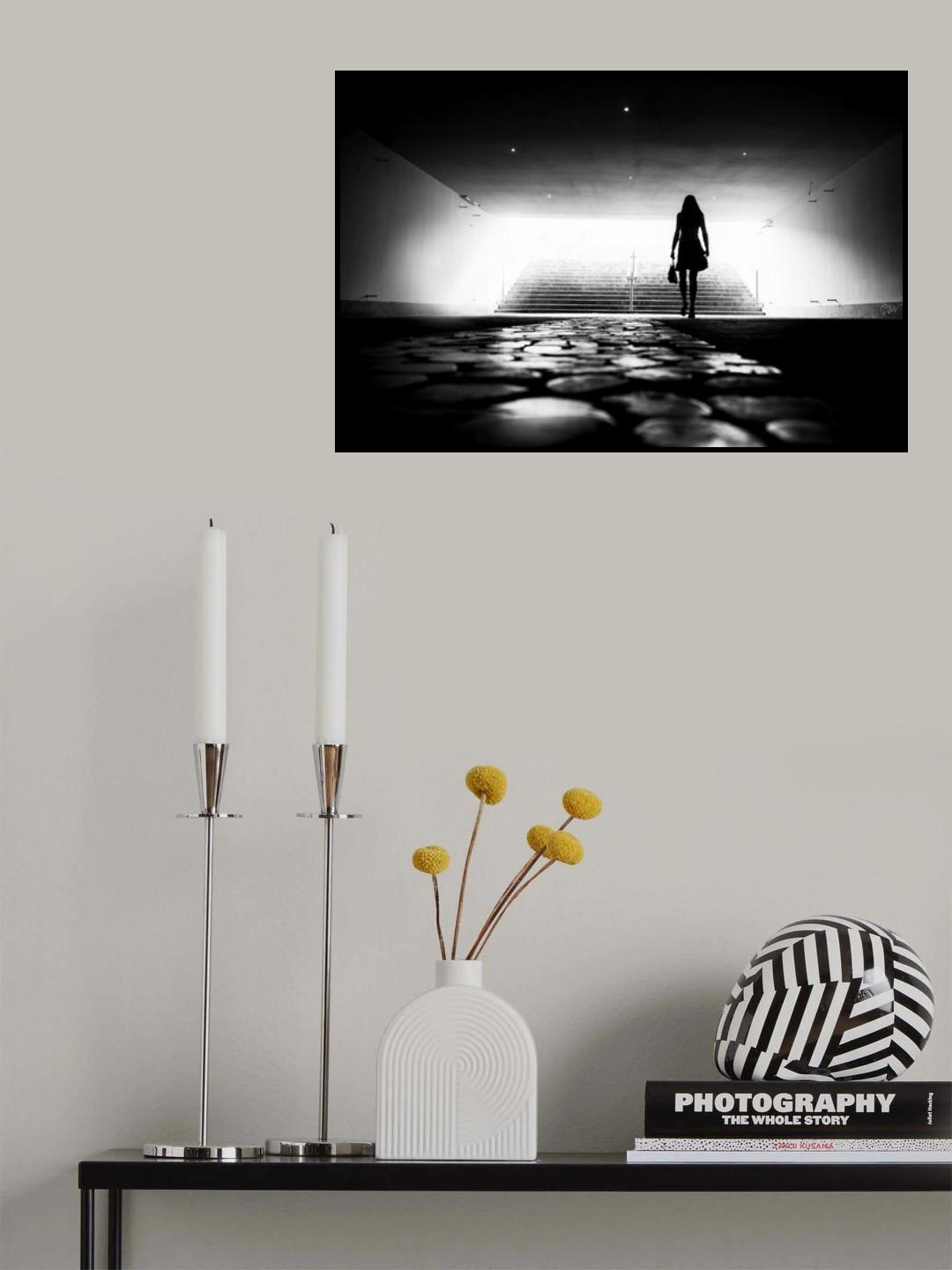 Walking in the light Poster och Canvastavla