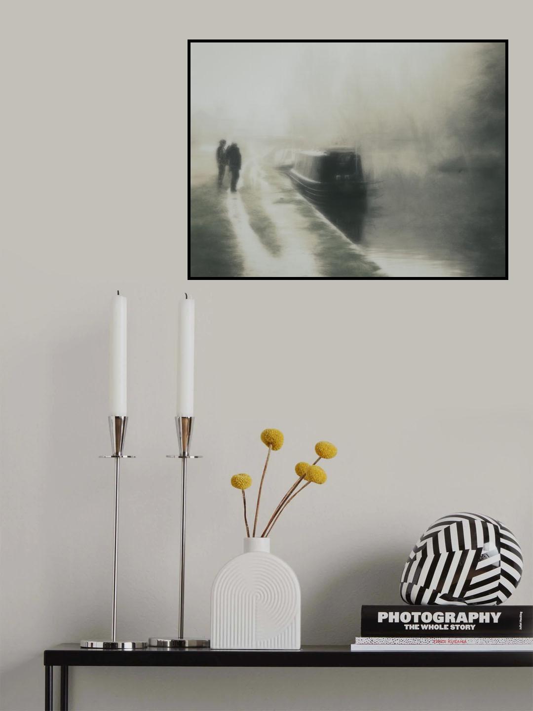 Chatting By The Canal Poster och Canvastavla