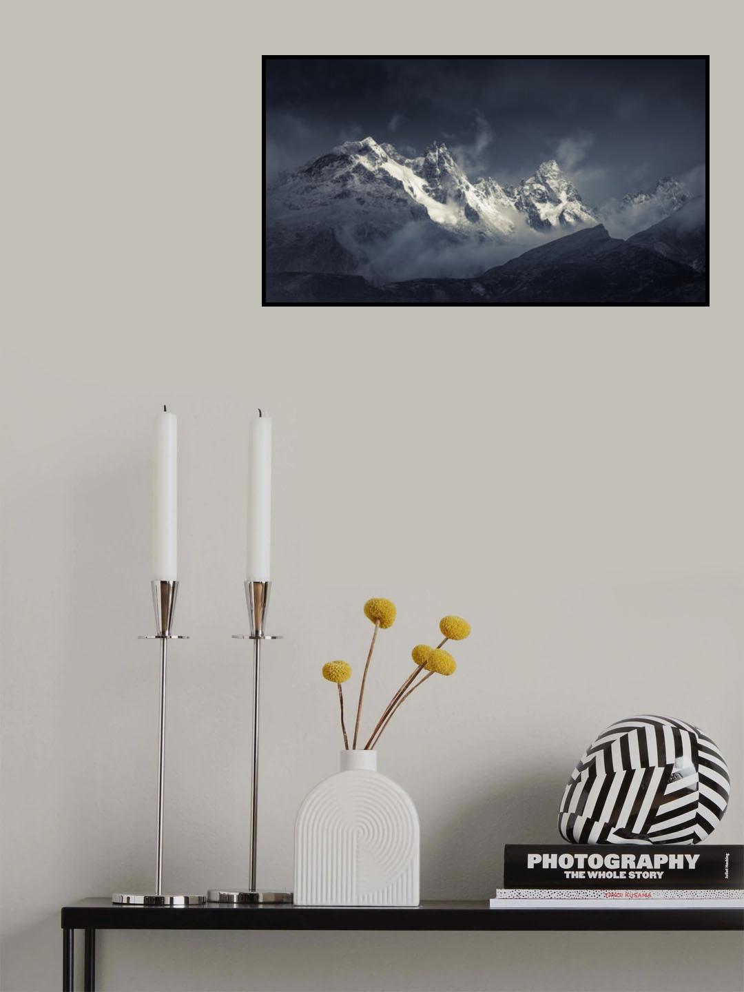 Xiaozha Kamiyama 《肖扎神山》 Poster och Canvastavla