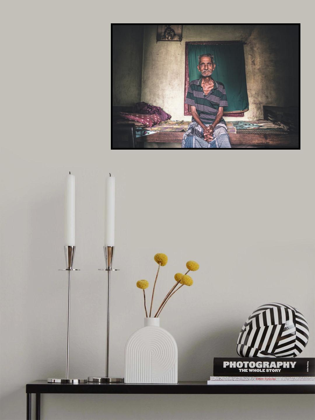 The old man at home Poster och Canvastavla