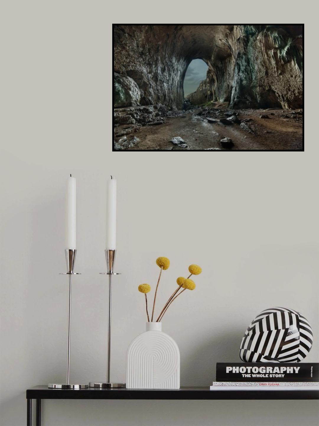 "Prohodna" Cave, Bulgaria Poster och Canvastavla