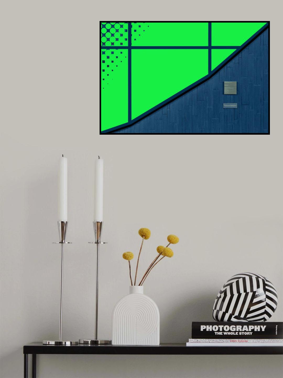 Window in Green....... Poster och Canvastavla