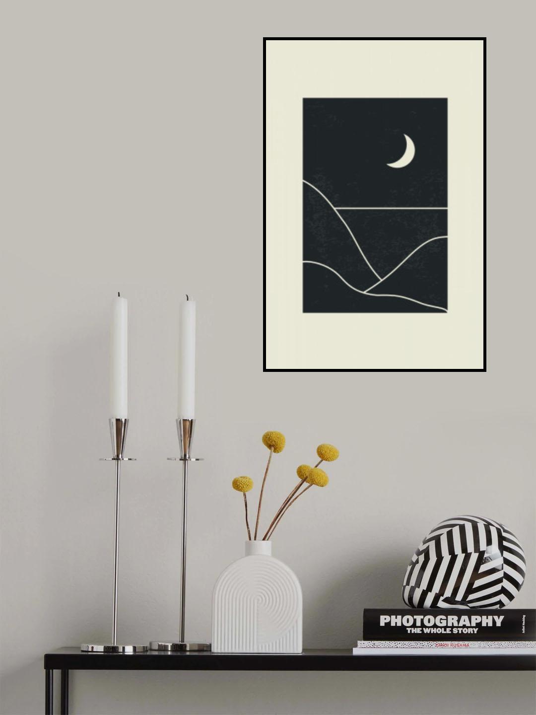 Minimal Mountains #5 Poster och Canvastavla