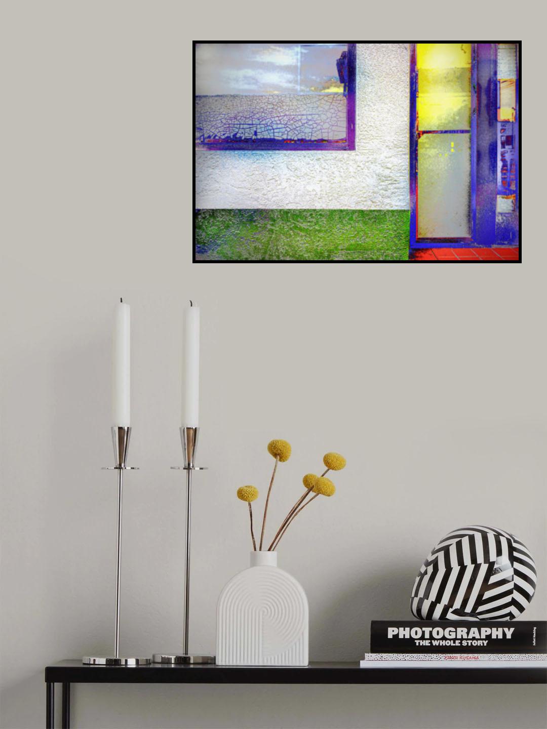 Paint Cracks Poster och Canvastavla