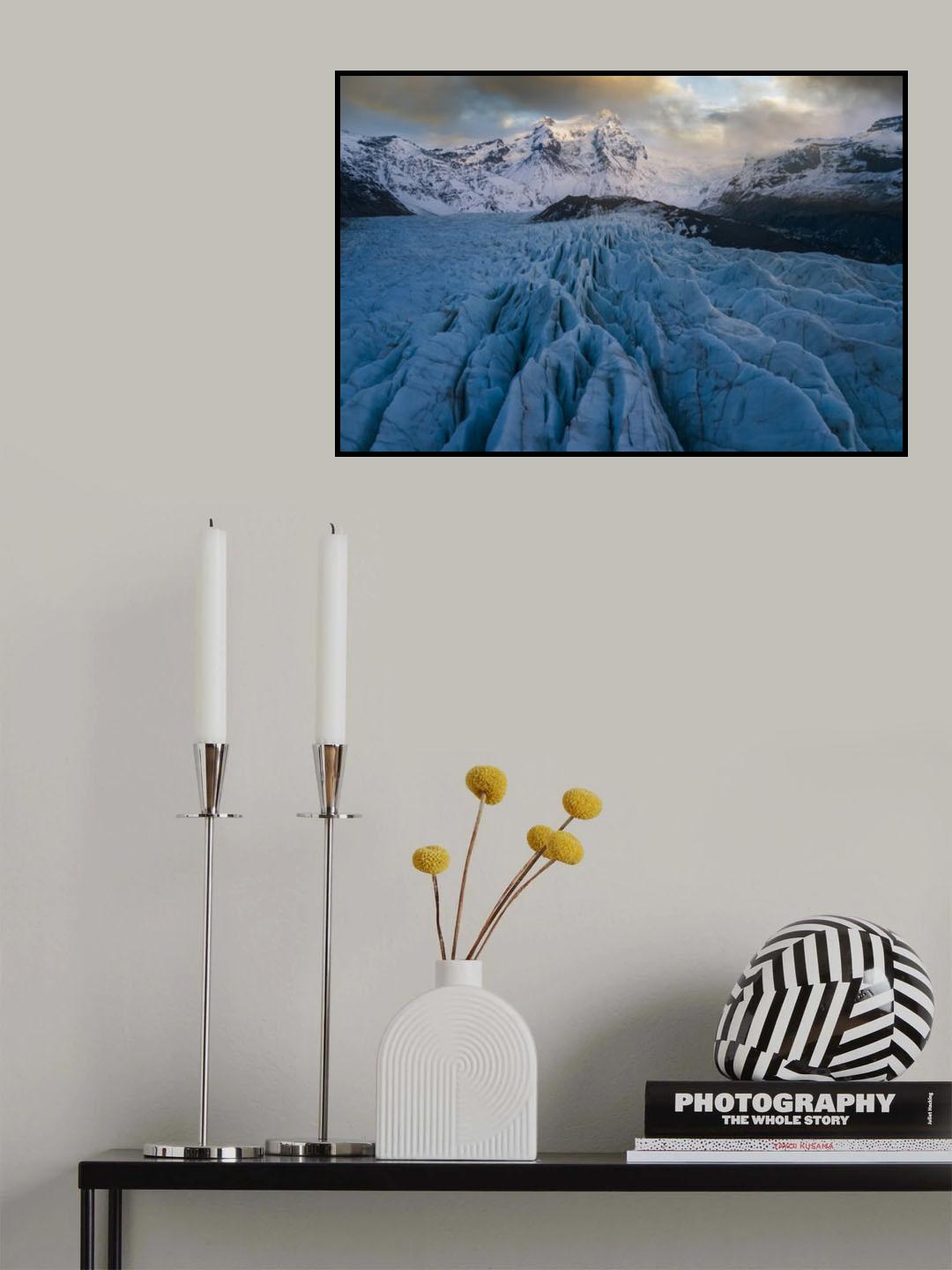 Arctic Glacier Poster och Canvastavla