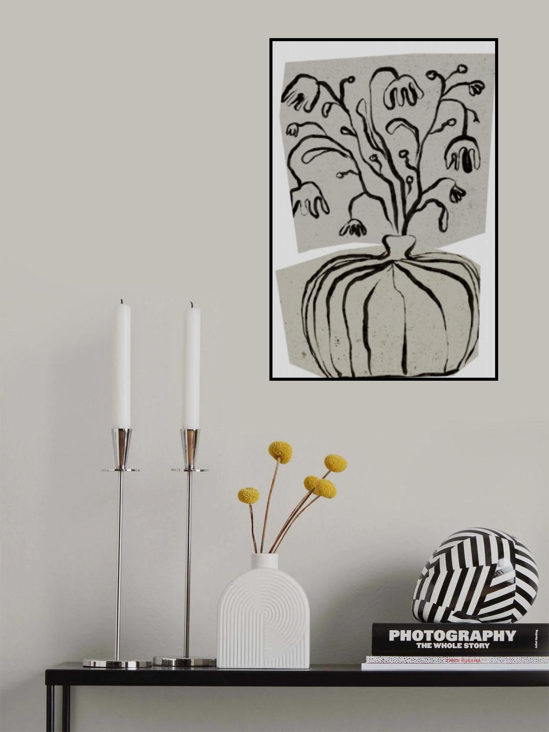 Bouquetonconcrete Poster och Canvastavla