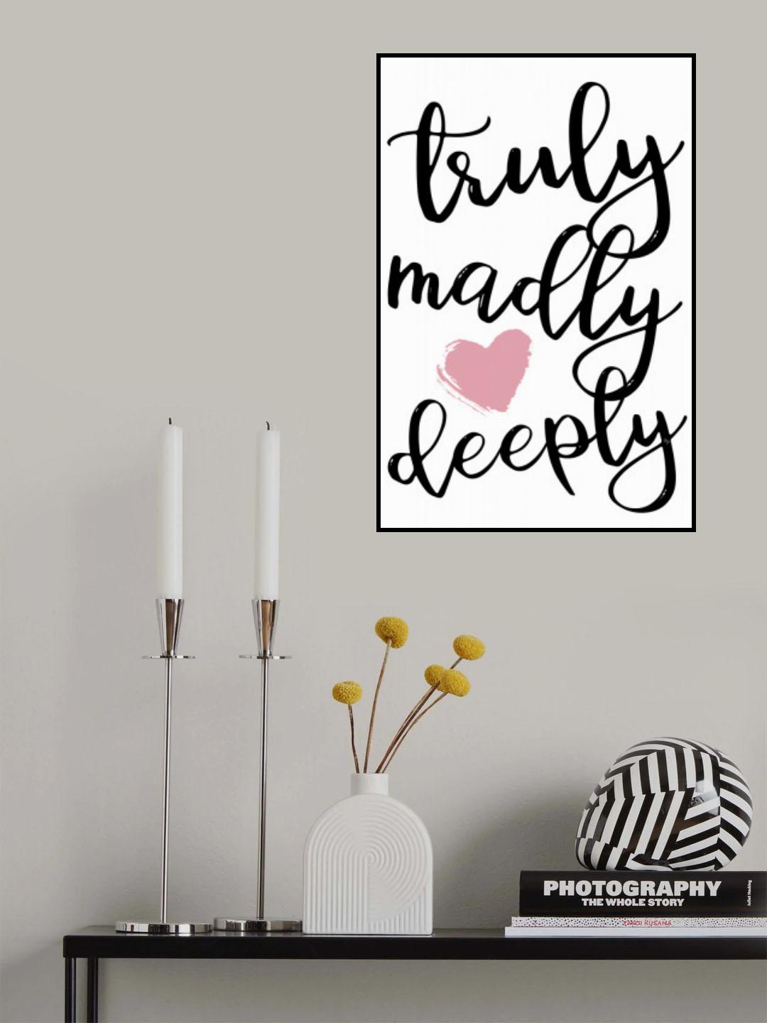 Truly Poster och Canvastavla