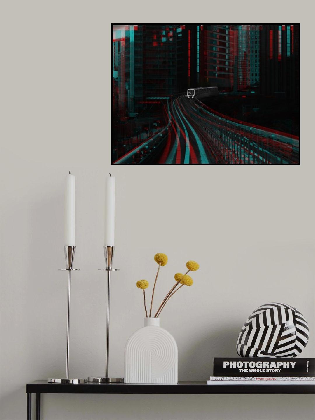 Urban monorail Poster och Canvastavla
