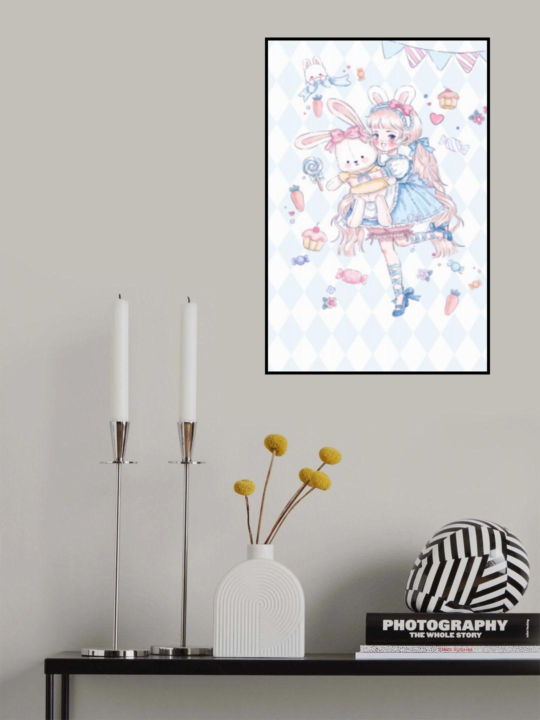 Sweet Candy Girl Home Poster och Canvastavla