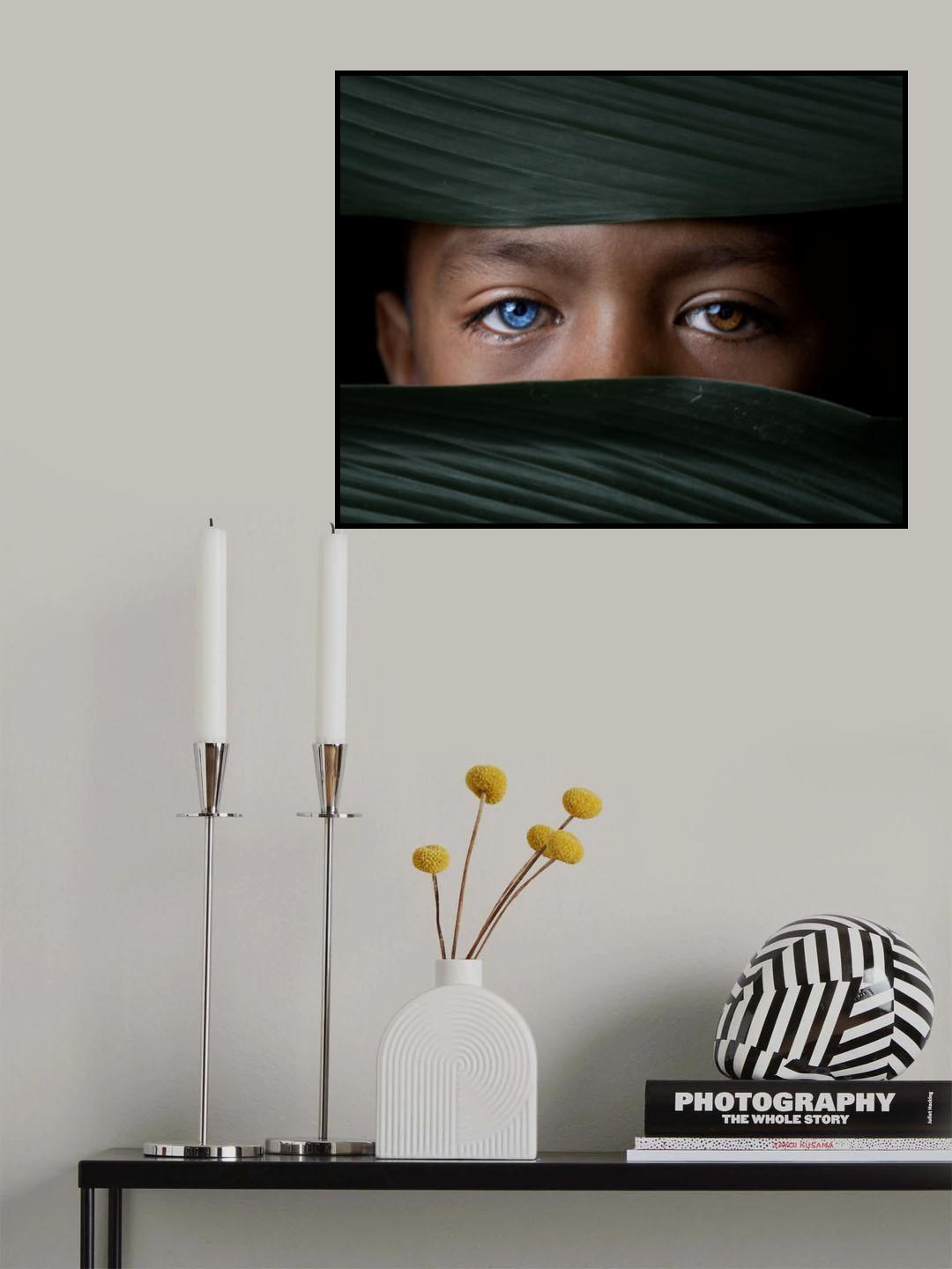 Blue Eyes Poster och Canvastavla
