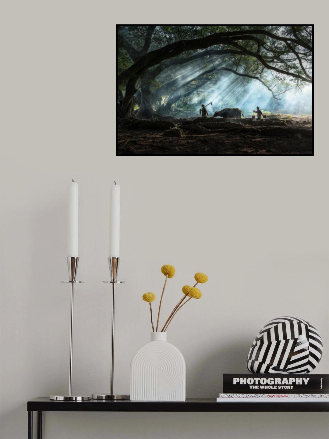 Morning Routine Poster och Canvastavla