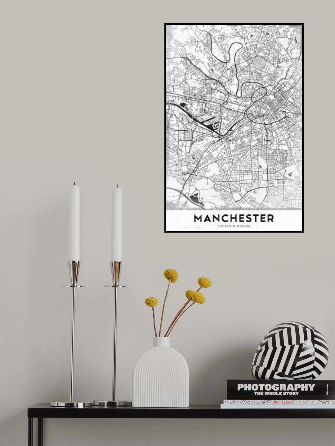 Manchester Poster och Canvastavla